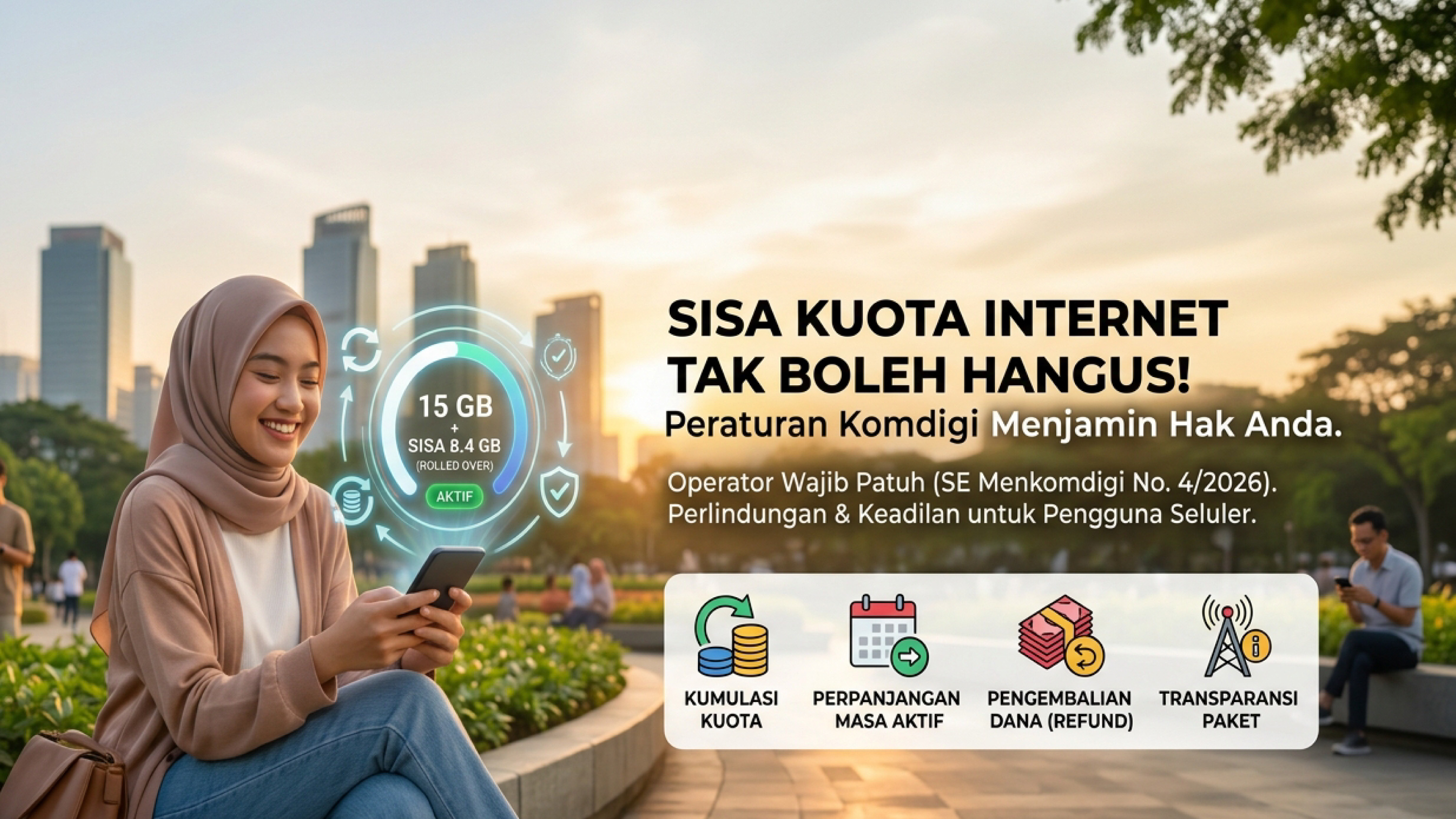 Sisa Kuota Internet Tak Boleh Lagi Hangus: Kemenangan Baru bagi Pengguna Seluler