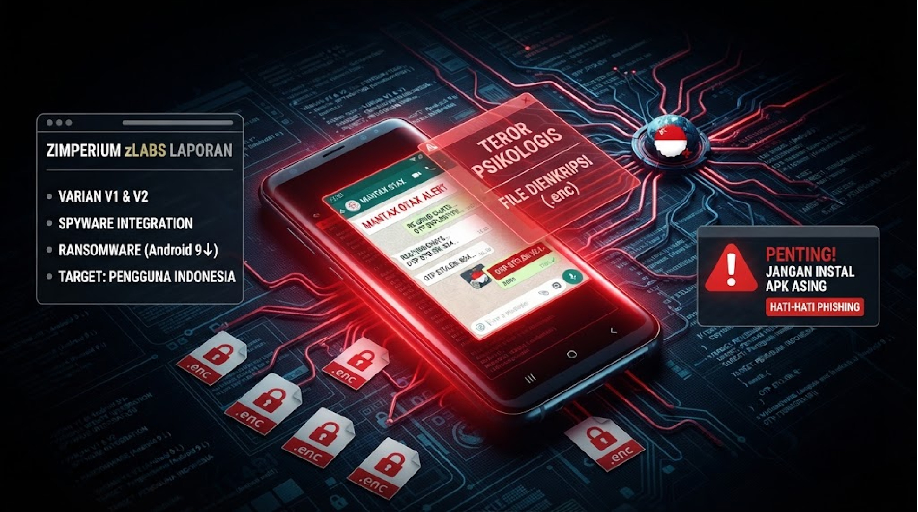 Hati-hati! Malware Asal Indonesia "Mantax Otax" Sanggup Intip Chat WhatsApp hingga Teror Korban